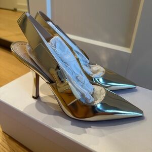 DIOR Gold Heels - 38.5 / 8.5 US - NEW
